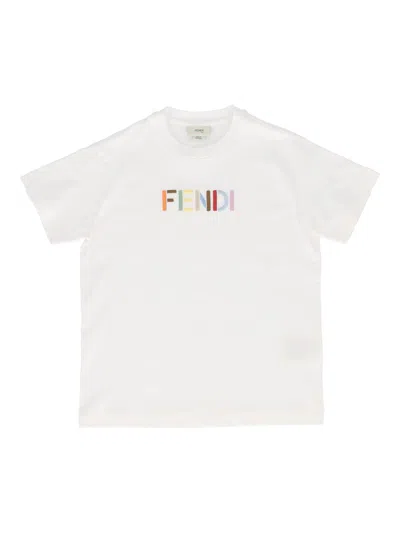 Fendi Jr Jersey In Pattern