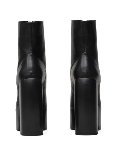 Marc Jacobs The Gigi Platform Ankle Boots In Black