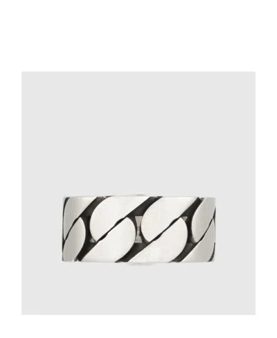 Gucci Interlocking G Pull-on Style Ring In Green