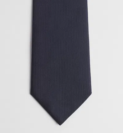 Dior Cd Icon Silk Tie In Blue