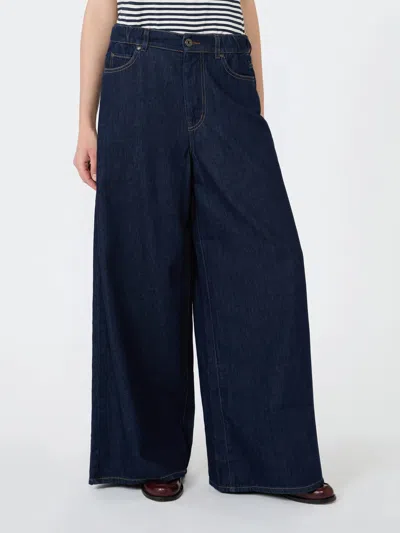 Weekend Max Mara Belt Loop Jeans In Blue