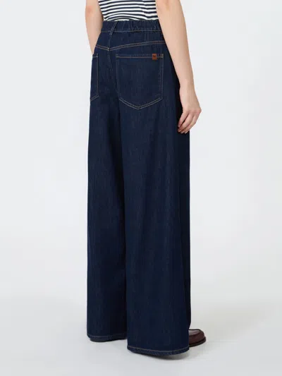 Weekend Max Mara Belt Loop Jeans In Blue