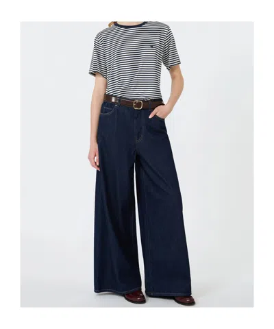 Weekend Max Mara Belt Loop Jeans In Blue