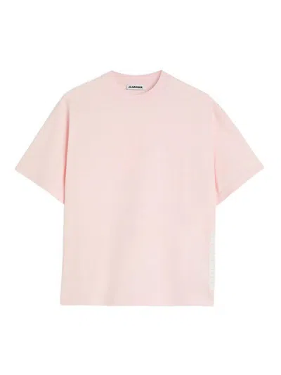 Jil Sander Logo-print T-shirt In Pink