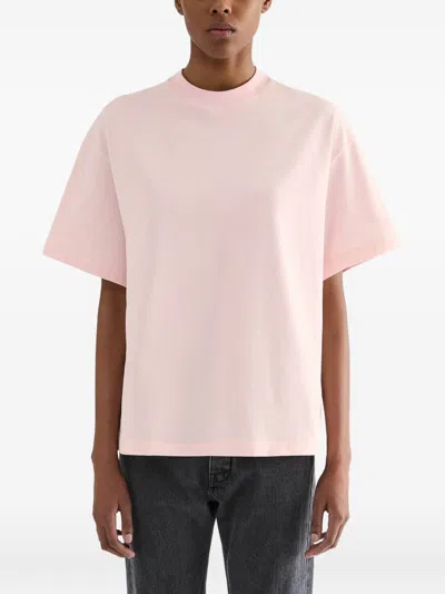 Jil Sander Logo-print T-shirt In Pink