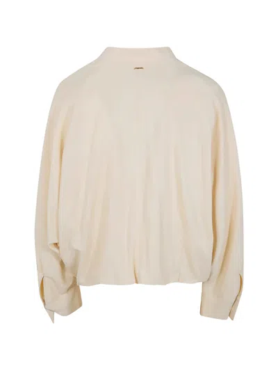 Twinset Bomber In Neutral