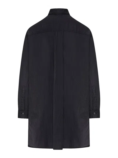 Transit Oversized Linen Shirt In Black