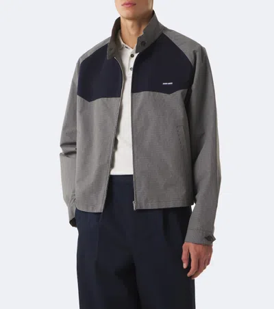 Miu Miu Gingham Cotton Jacket In Multi