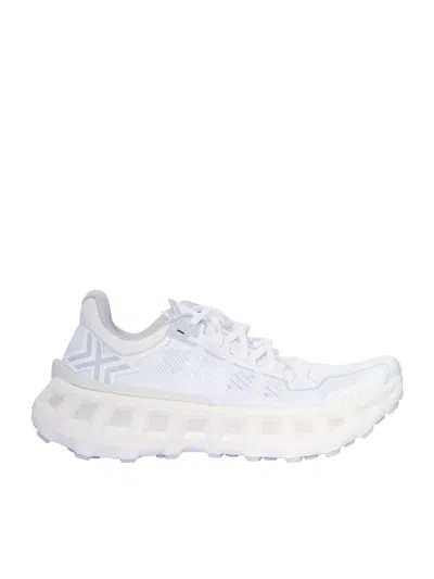 X-bionic White Silver Grey Terraskin Sneakers In Multi