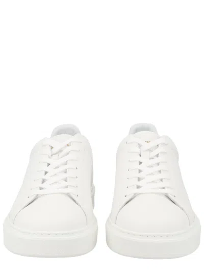 Woolrich Lace Up Low Top Shoes Rubber Sole In White
