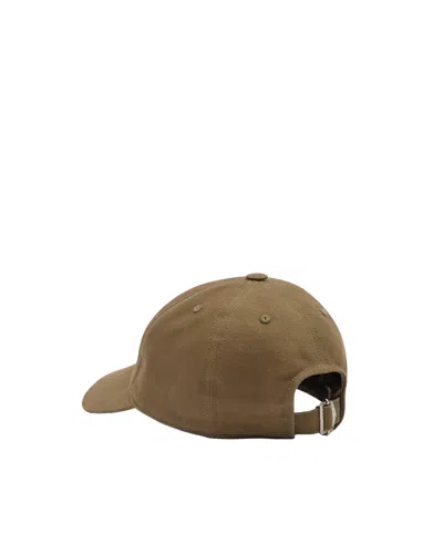 Isabel Marant Tomas Cotton Baseball Cap With Embroidered Logo In Pink