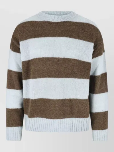 Closed Alpaca Blend Sweater With Striking Horizontal Stripes In Multi