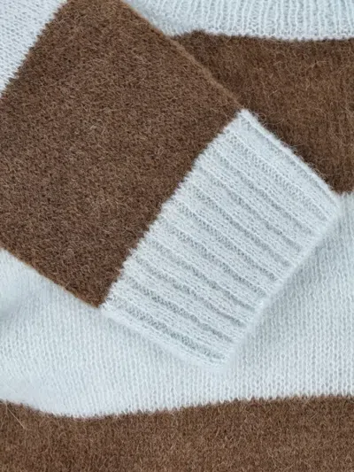 Closed Alpaca Blend Sweater With Striking Horizontal Stripes In Multi