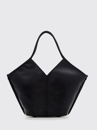 Hereu Calella Leather-trim Tote Bag In Black