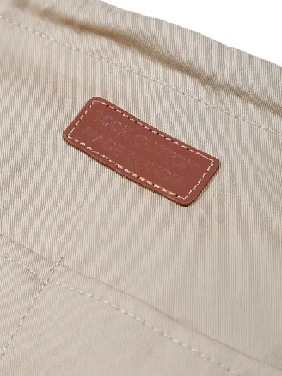 Dragon Diffusion Drawstring Clutch Bag In Neutral