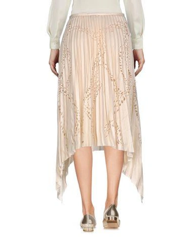 Shop Emilio Pucci 3/4 Length Skirts In Beige