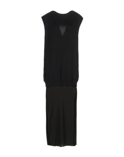 Alexander Wang T 3/4 Length Dresses In Black