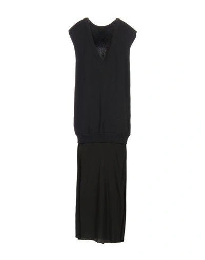 Shop Alexander Wang T 3/4 Length Dresses In Black