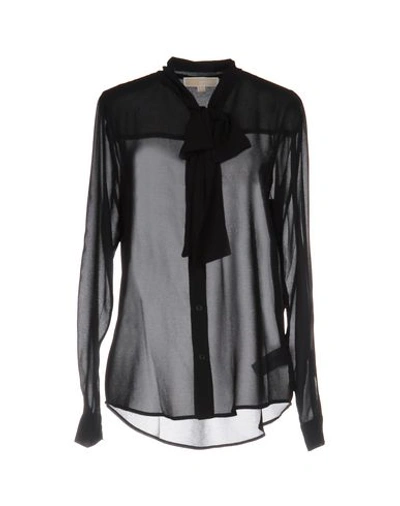 Michael Michael Kors Shirts & Blouses With Bow In Black