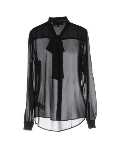 Shop Michael Michael Kors Shirts & Blouses With Bow In Black