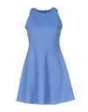 Pinko Short Dress In Sky Blue