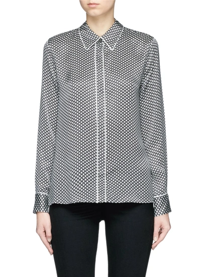 Shop Equipment X Kate Moss 'shiloh' Star Print Silk Pyjama Shirt