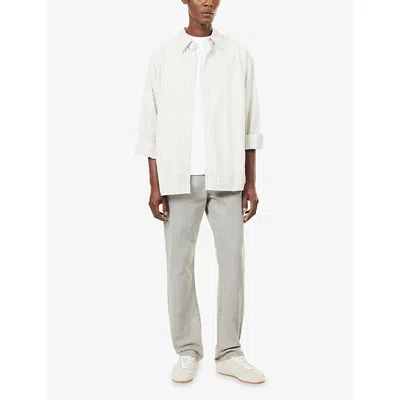 Agolde Belt-loop Jeans In Gray