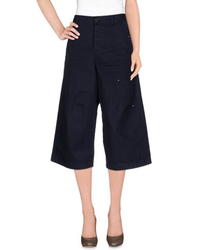 Shop Dsquared2 3/4-length Shorts In Dark Blue