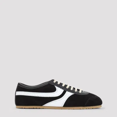 Dries Van Noten Retro-inspired Sneakers With Thin Sole For Women In Black