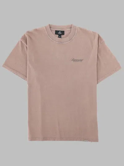 Represent Owners Club Script Tee In Brown