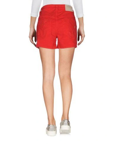 Shop Dondup Denim Shorts In Red
