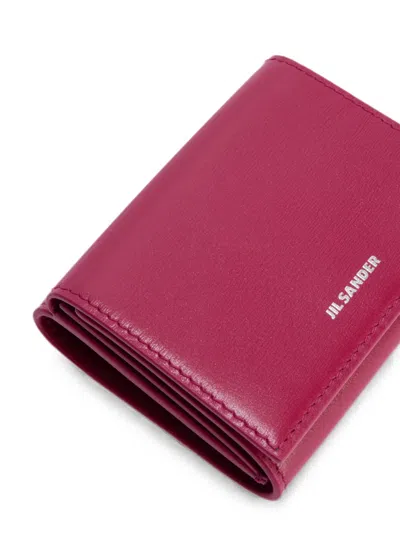 Jil Sander Mini Wallet In Red