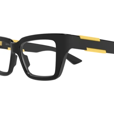 Bottega Veneta Squared Shape Eyeglasses In Multi