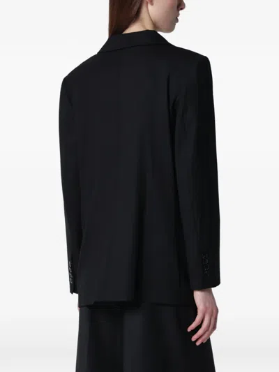 Vitovi Flap-pocket Double-breasted Blazer In Black