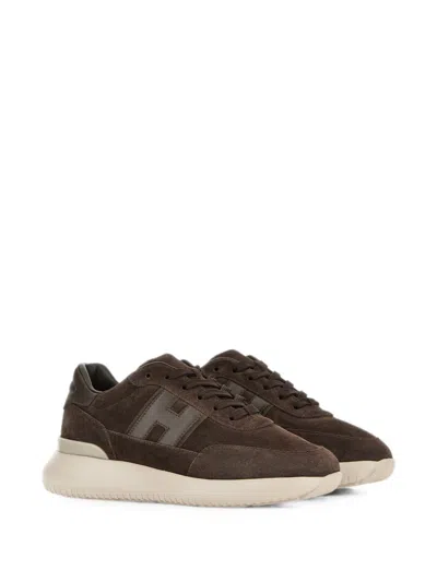 Hogan Interactive³ Sneakers In Brown