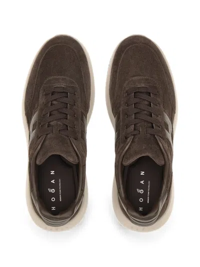 Hogan Interactive³ Sneakers In Brown