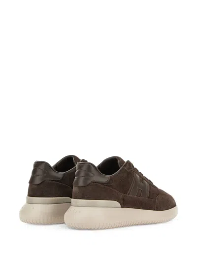 Hogan Interactive³ Sneakers In Brown