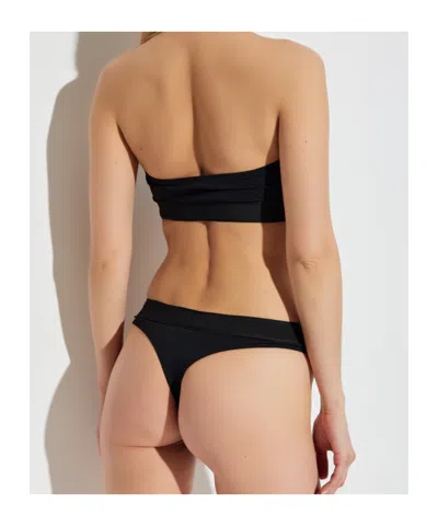 Tom Ford Logo Band Bra In Black