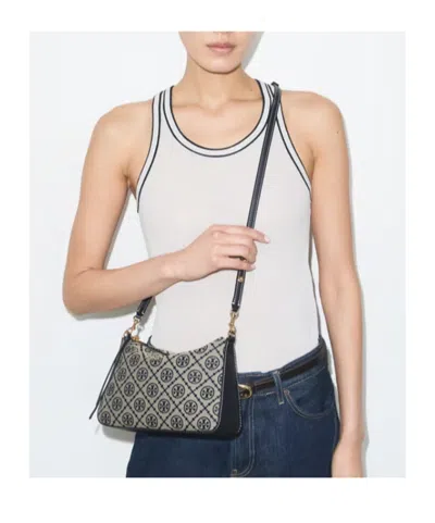 Tory Burch T-monogram Shoulder Bag In Multi