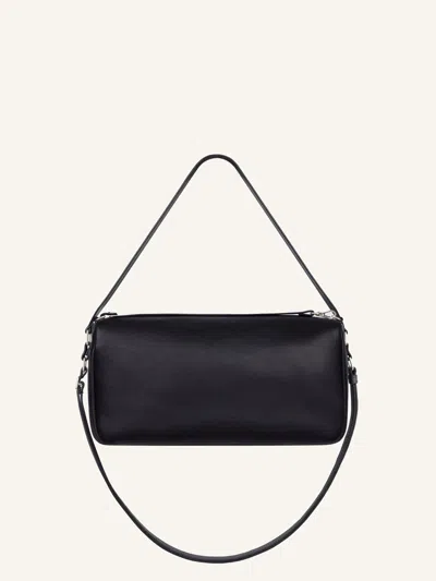 Courrèges Three Sixty Shoulder Bag In Black