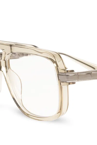 Balmain Square-frame Glasses In Neutral