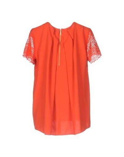 Shop Michael Michael Kors Blouse In Red