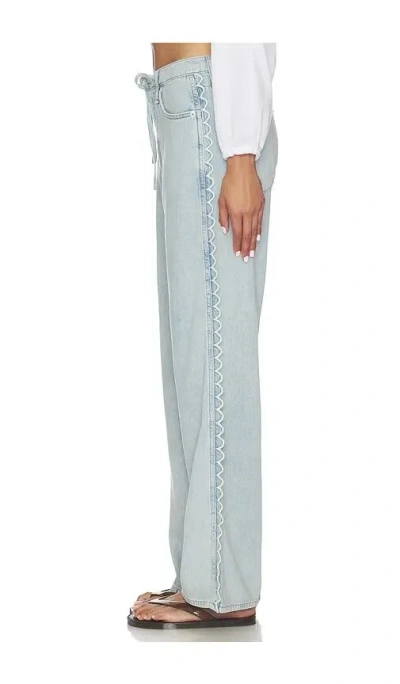 Rag & Bone Featherweight Phoebe Drawstring Jeans In Blue
