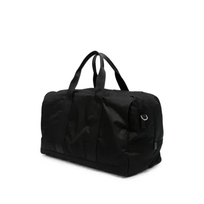Prada Zippered Shoulder Bag In Black
