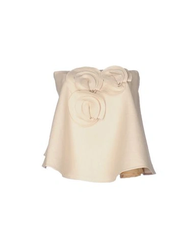 Anna Sammarone Tube Top In Beige