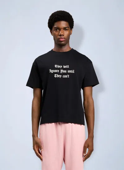 Palm Angels Statement T-shirt In Black