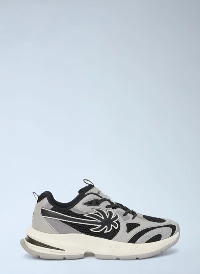 Palm Angels Painted Runner Sneakers In Multi