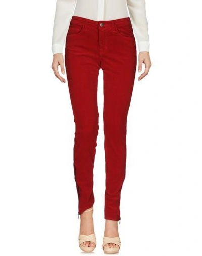 Shop J Brand Casual Pants In Red