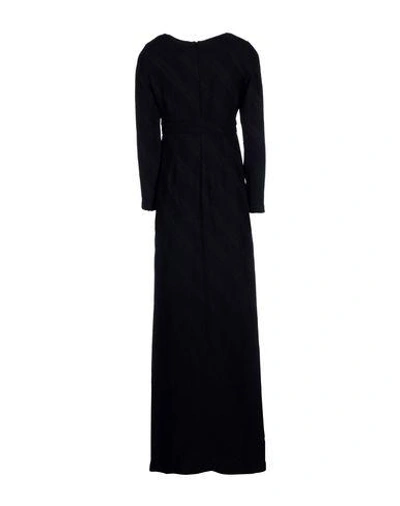 Shop Intropia Long Dress In Black