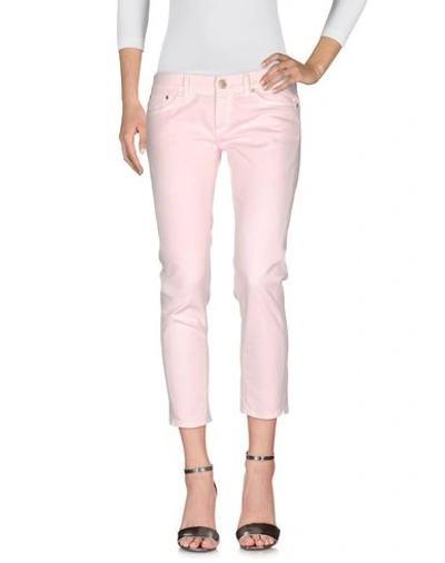 Dondup Denim Pants In Pink